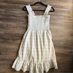 Madewell Lucie Smocked Tank Mini Dress Womens XS